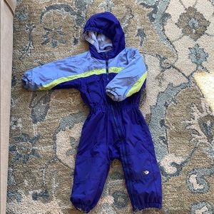 Fleece lined snow suit